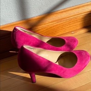 Fuchsia high heels